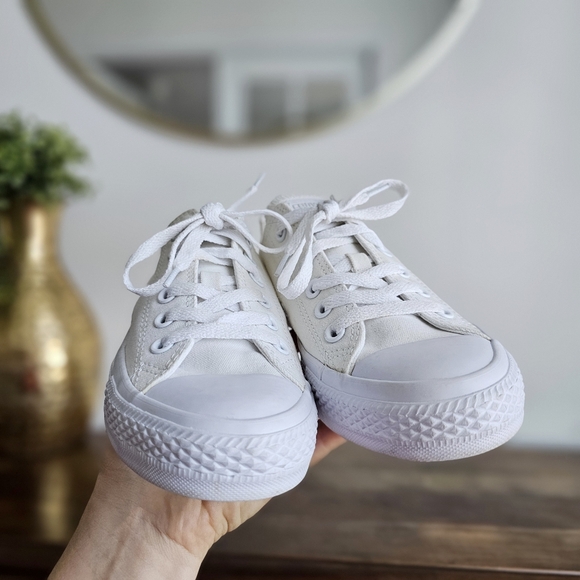 Converse All Star Shoreline Slip-On Low Top White Canvas Sneakers Women’s 7 - Picture 4 of 16